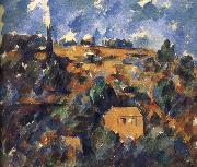 Paul Cezanne, van het huis op een heuvel